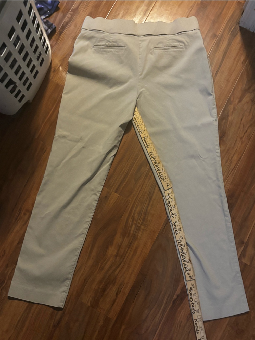 Women Slim Dress Pants - Light Beige